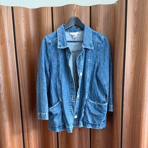 Carleen Patchwork Denim Blue Women's Jacket